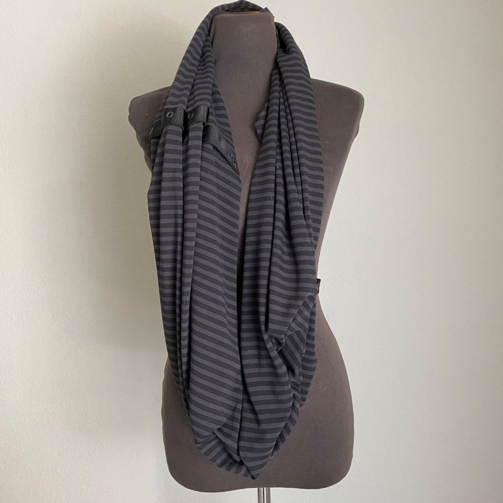 Lululemon sz 0/S vinyasa athletic neck stripe scarf - Picture 4 of 6